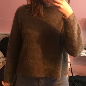 NWT Zara Mohair crewneck sweater